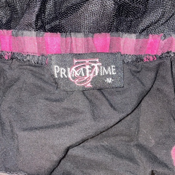 Plaid pink and black dress - Picture 3 of 4